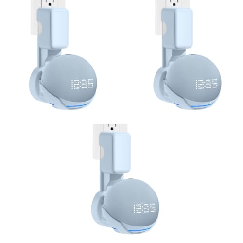 ZORBES® Wall Mount for Alexa Echo Dot, Outlet Hanger Stand for 5th & 4th Gen Holder with Cable Management, Wall Mount Accessories Holder Only 3 PCS ZORBES® Wall Mount for Alexa Echo Dot, Outlet Hanger Stand for 5th & 4th Gen Holder with Cable Management, Wall Mount Accessories Holder Only 3 PCS